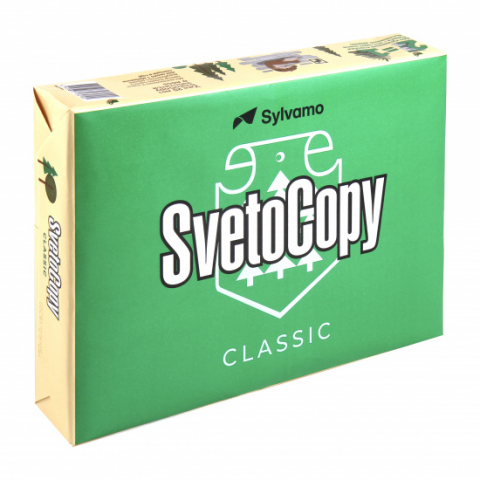Бумага SvetoCopy А4, 80 г/кв.м, 500 листов, класс бумаги С, белизна CIE 146% 10102