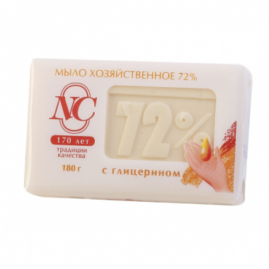 Мыло хозяйственное нет, 180гр, полиэтилен Невская Косметика ОАО 11145